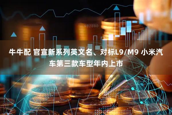 牛牛配 官宣新系列英文名、对标L9/M9 小米汽车第三款车型年内上市